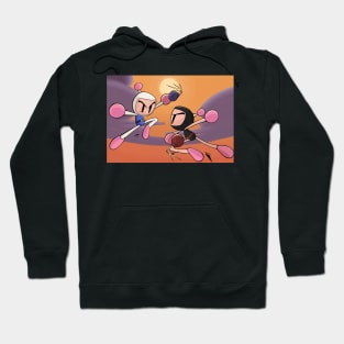 Bomberman: White & Black Hoodie